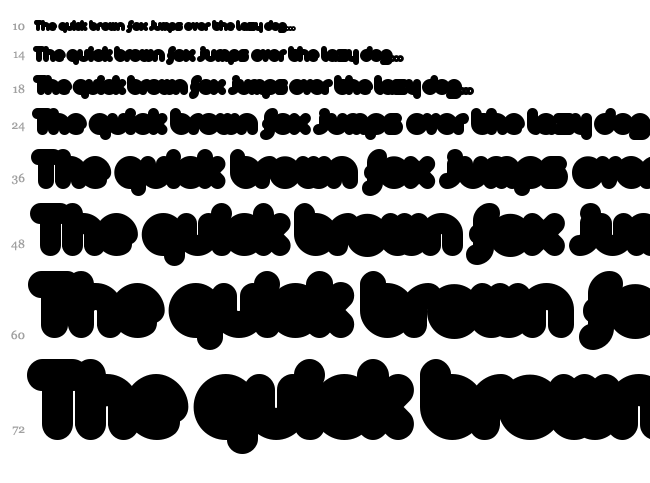 [z] Arista font waterfall